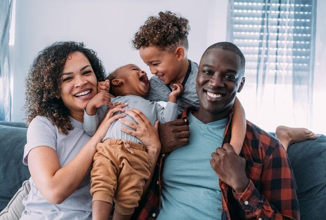 Família reunida e protegida